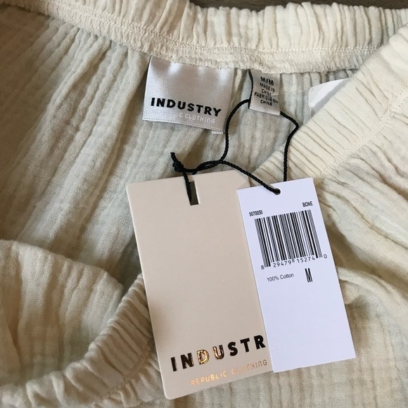 INDUSTRY republic clothing skirt beige/cream colour texture - Picture 2 of 8